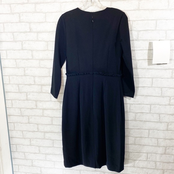 J.Crew black dress with a ruffle detail on waist size 4T - Picture 9 of 12